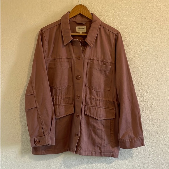 Madewell (Re)sourced BioFibre™ Chore Jacket in Faded Mauve XL - Picture 5 of 7